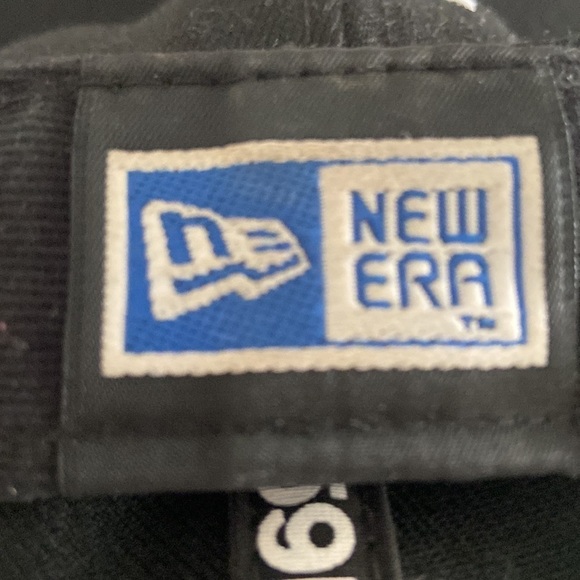 Vintage New Era LA Dodgers Fitted 100% Wool Genuine 59 Fifty MBL Size  7 3/8 - Picture 5 of 11